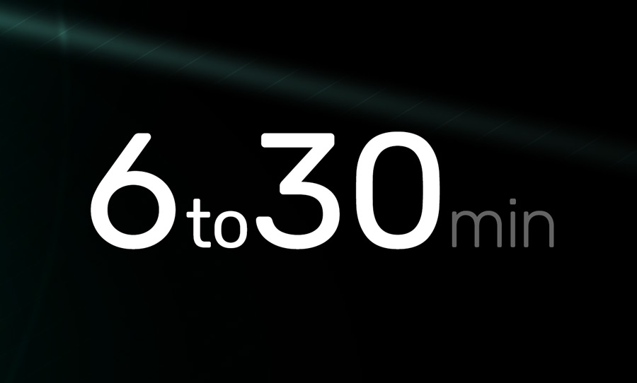 These blockchains need between 6 and 30 minutes to validate a transaction.