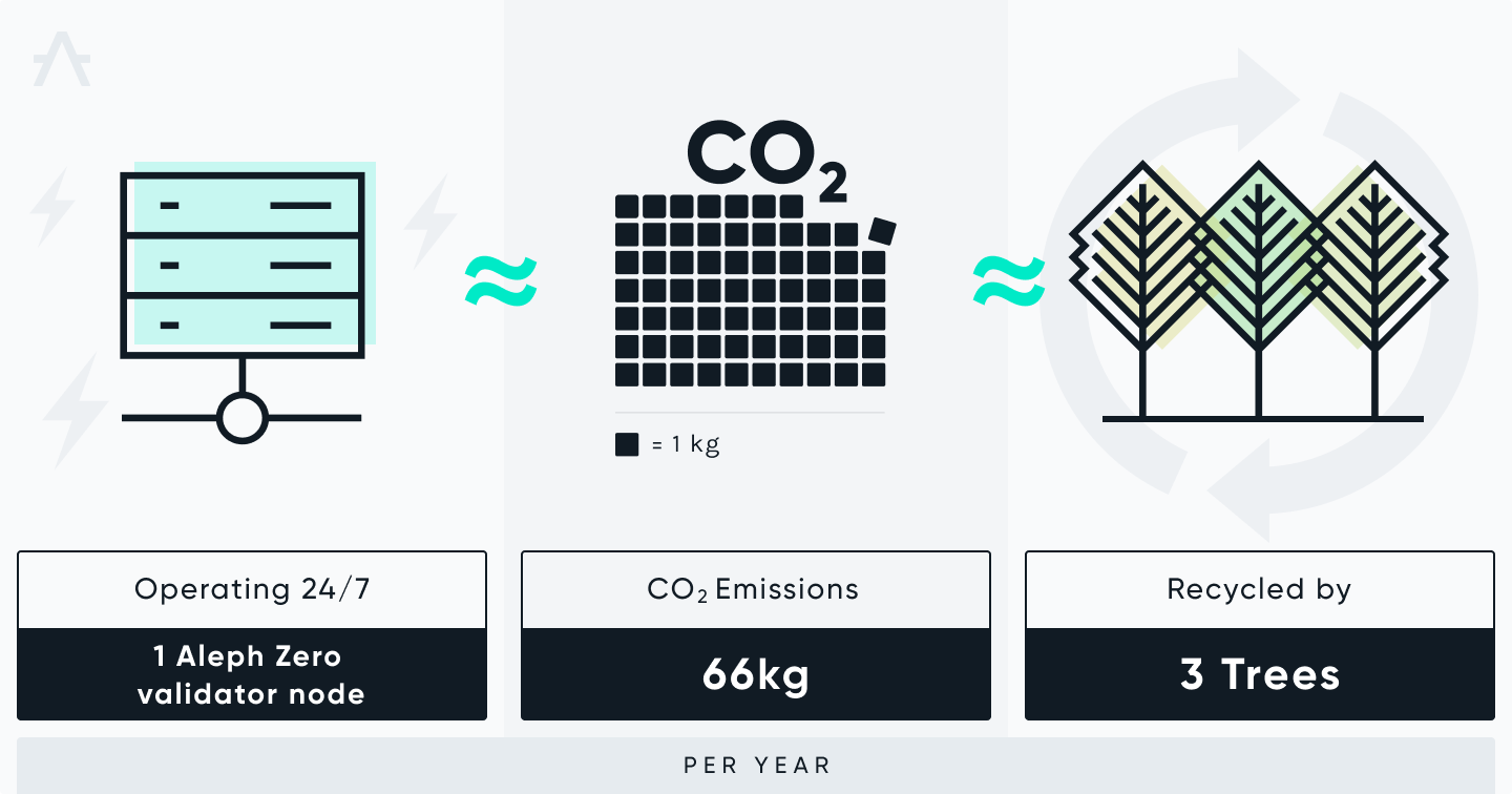 Aleph Zero Carbon Footprint
